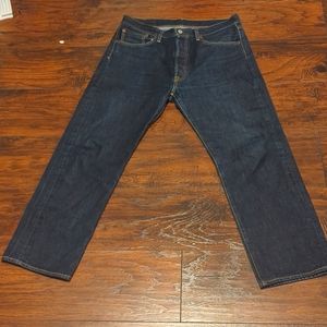 Levi's 501 Red Tab 34x30 Navy Indigo Five pocket jeans in great condition!